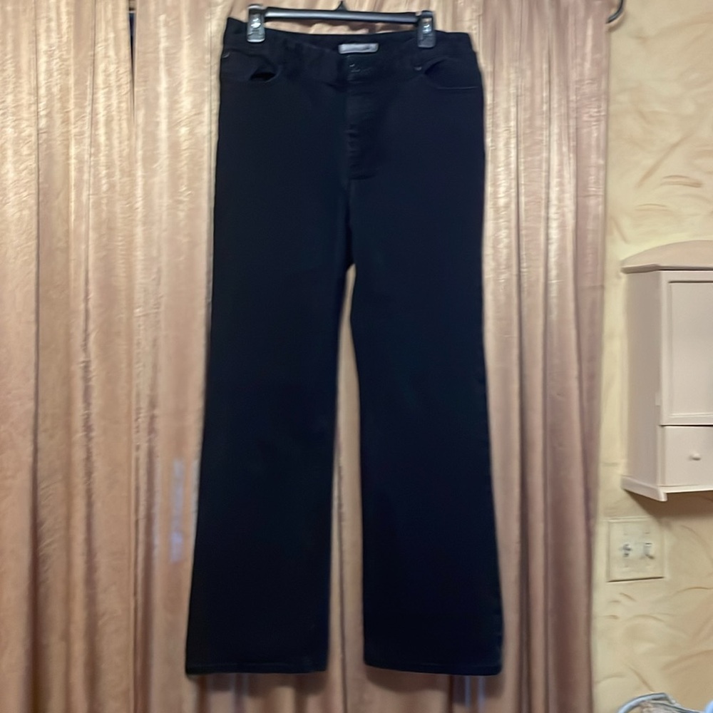 - Chico’s Jeans Black Platinum Jeans Size 2